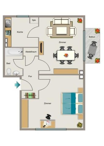 Kleine 2-Zimmer-Wohnung in Neukirchen-Vluyn Neukirchen für Sie! - Photo 2