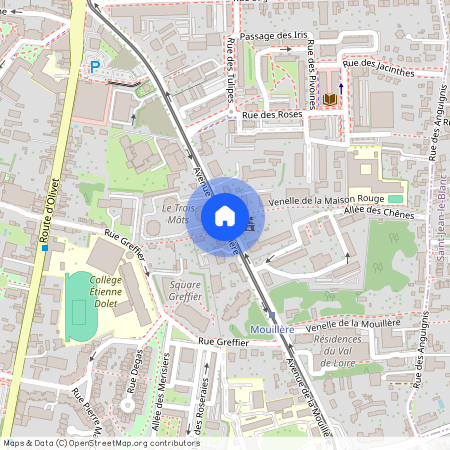 Avenue de la Mouillère, Orléans France