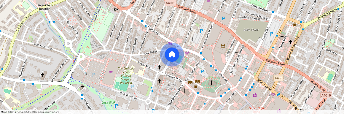 St. Georges Square, Cheltenham, Gloucestershire, GL50