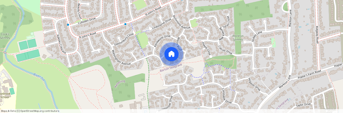 2 Bedroom House to Rent in Arundel Court, Kettering, Northants, NN15