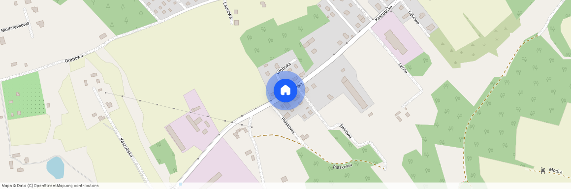 ul. Kaszubska, Zbychowo, Wejherowo, wejherowski, pomorskie