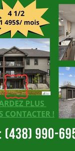 Logement 4 1/2 à louer (IMMÉDIATEMENT) - Photo 3
