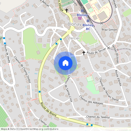 1807, Blonay, Chemin De Sainte-Croix, 12a