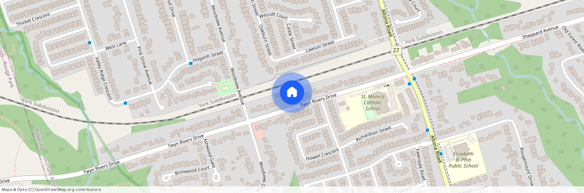 208 Twyn Rivers Drive Unit# Bsmt, Pickering