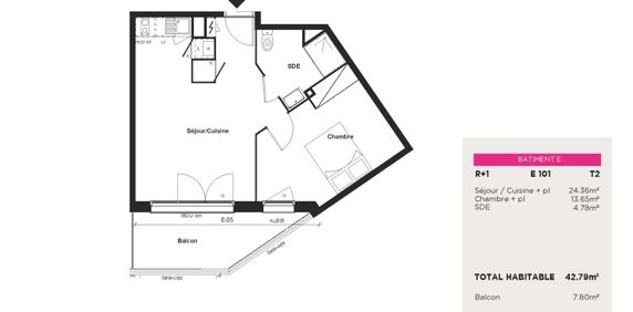 Location Appartement 2 pièces 42m² EAUNES 31600 - Photo 2