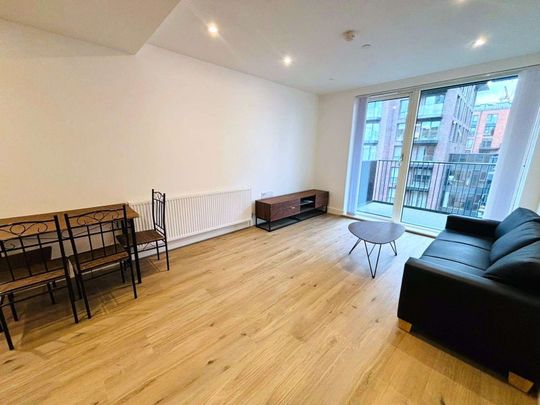 AVAILABLE OCT 15TH | Part Furnished Two Double Bedroom Apartment | Large Private Balcony | Located on the 6th floor in the stunning Snow Hill Wharf Development - Photo 1