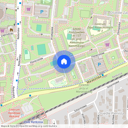 ul. Przełajowa, Retkinia, Polesie, Łódź, łódzkie