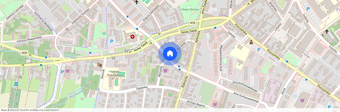 ul. Marzanki, Sikornik, Gliwice, śląskie