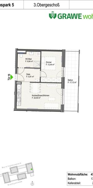 Schöne 2-Zimmer-Wohnung mit Balkon - Provisionsfrei! - Photo 2