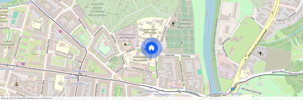 ul. Sopocka, Ołbin, Śródmieście, Wrocław, dolnośląskie