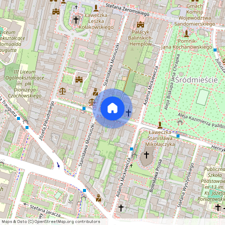 ul. Henryka Sienkiewicza, Śródmieście, Radom, mazowieckie