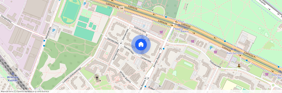 ul. Latawcowa, Gądów, Fabryczna, Wrocław, dolnośląskie