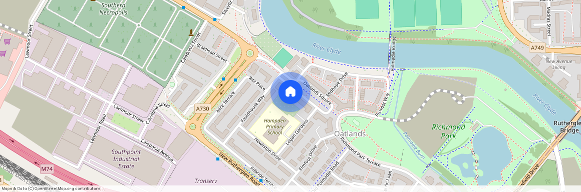 Oatlands Square, Flat 2/1, Glasgow, Scotland, G5 0GZ