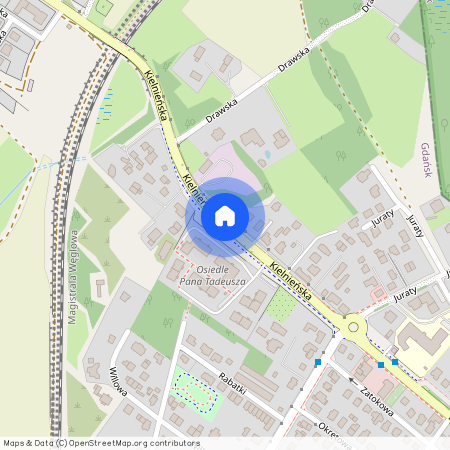 ul. Kielnieńska, Osowa, Gdańsk, pomorskie