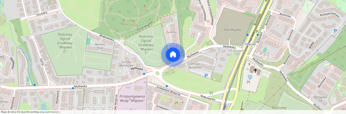 ul. Myśliwska, Piecki-Migowo, Gdańsk, pomorskie
