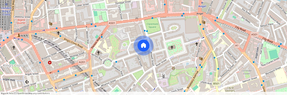 Amwell Street, Clerkenwell, London, EC1R