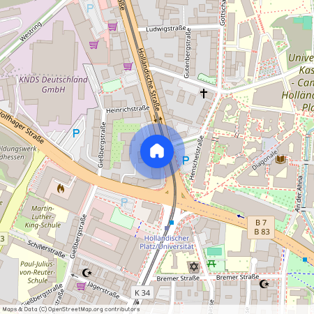 Holländische Strasse 19, 34127 Hessen - Kassel