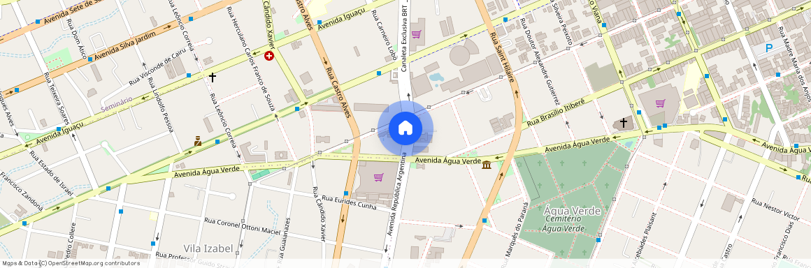 Avenida Republica Argentina, 750, Água Verde, Curitiba, Paraná, 80620010