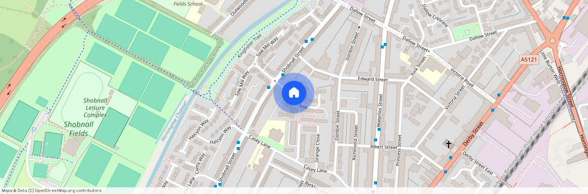 Shobnall Close, Burton-On-Trent, Staffordshire, DE14