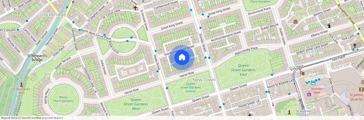 Northumberland Street South West Lan, Edinburgh, EH3