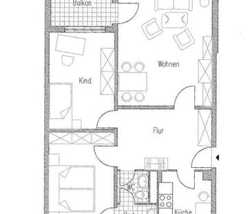 3-Zimmer-Wohnung zur Miete in Schwalbach am Taunus - Foto 1