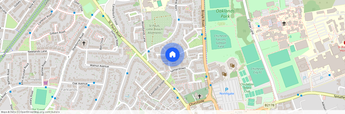 King George Gardens Chichester PO19