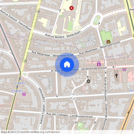 Rue Vanderkindere 72, Uccle