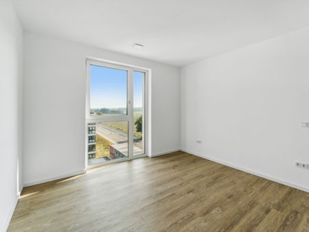 Neubau-Eleganz: Stilvolle 3-Zimmerwohnung mit exklusiver Dachterrasse - Foto 3