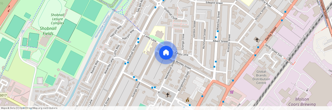 Byrkley Street, Staffordshire, Burton upon Trent, DE14