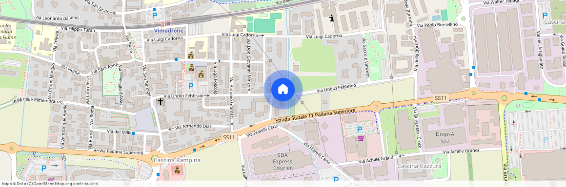 Via 11 Febbraio, Vimodrone, Lombardy 20055