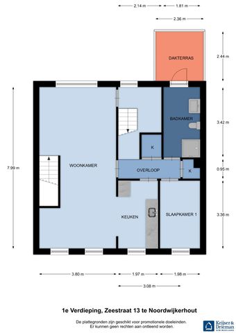 Appartement te huur: Zeestraat 13 2211 XA Noordwijkerhout - Photo 5
