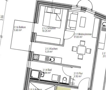 Attraktive B-Schein Wohnung in Nadorst! - Photo 1