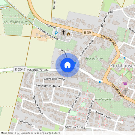 Hausenerstr., 74078 Heilbronn - Kirchhausen