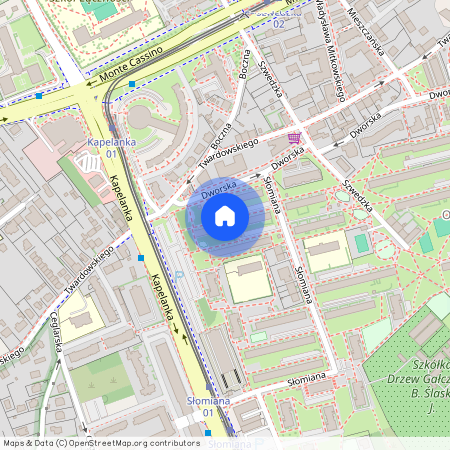 ul. Słomiana, Ludwinów, Dębniki, Kraków, małopolskie