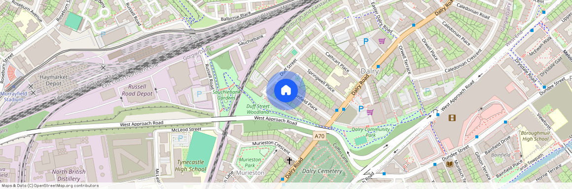 1F1, 20 Downfield Place, Dalry, Edinburgh