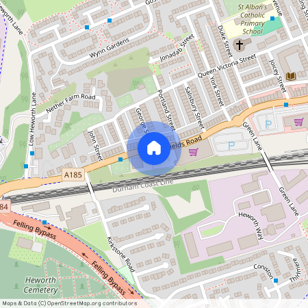 2 bed ground floor flat to rent in NE10