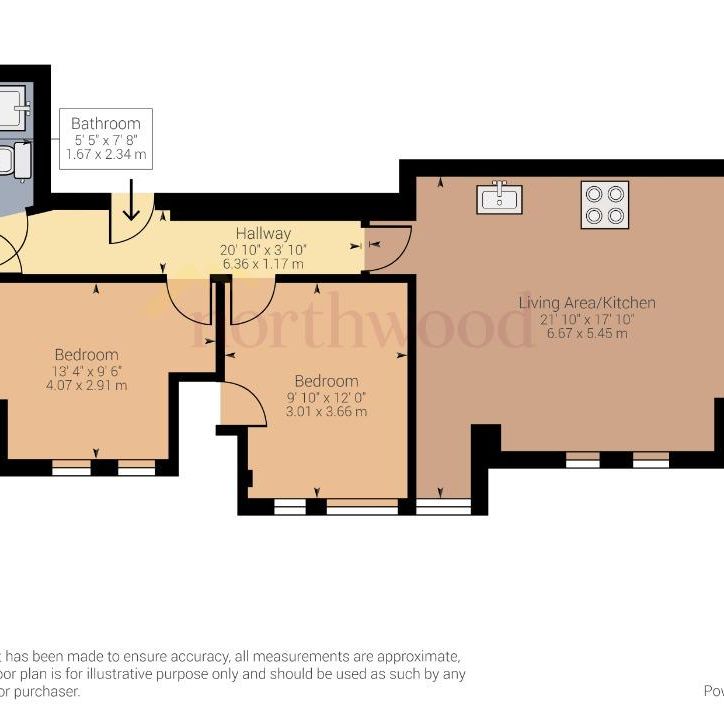 2 bedroom flat to rent - Photo 1