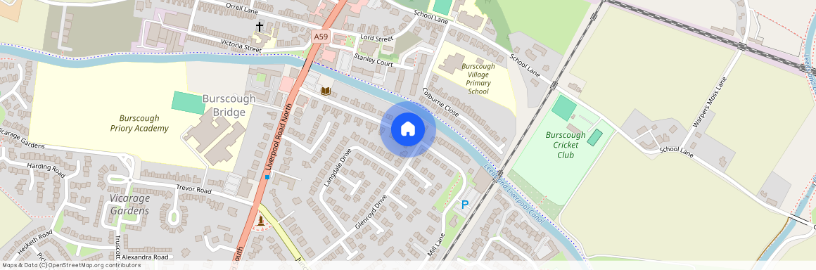 Mill Lane, Burscough, L40