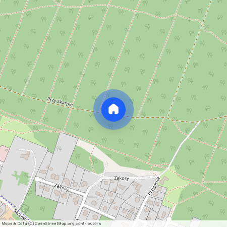 ul. Przy Skarpie, Kaszczorek, Toruń, kujawsko-pomorskie