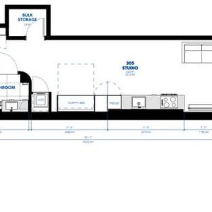 Large sustainable studio with balcony in newer building - Photo 3