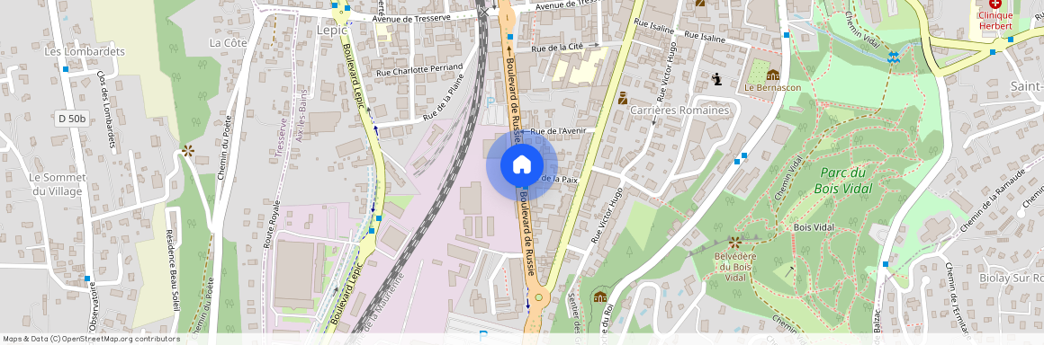 Boulevard de la Roche du Roi, Aix-Les-Bains