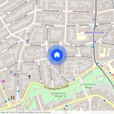 Jahnstraße, 60318 Frankfurt am Main - Nordend