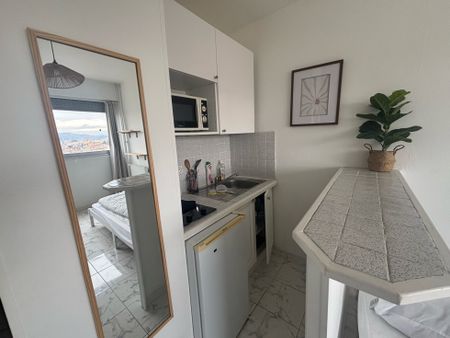 Location Studio meublé 17m² Marseille CHARTREUX 13004 - Photo 3