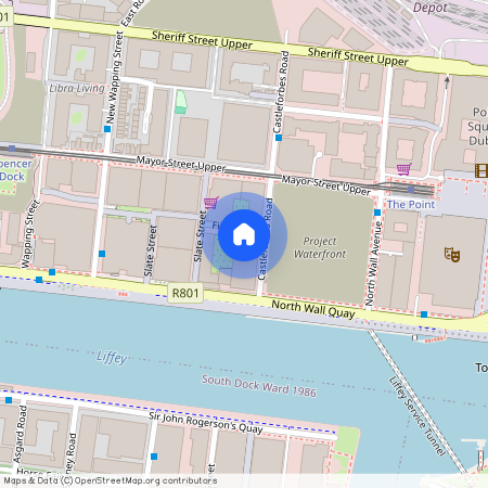 Dublin 1, Quayside Quarter @ Dublin Landings, Docklands, D01 R5Y9