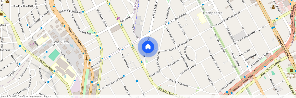Avenida Tietê, 2569 - Campestre, Santo André - SP