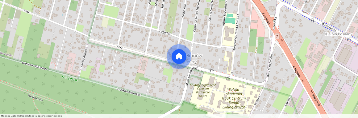 Warszawski, Zachodni, Łomianki, Dziekanów, Leśny, Dziekanów, Leśny