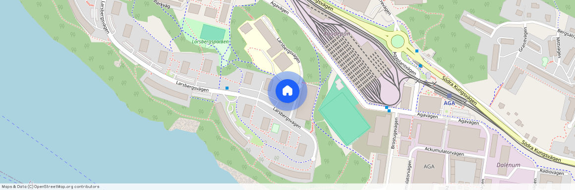 Larsbergsvägen, Lidingö