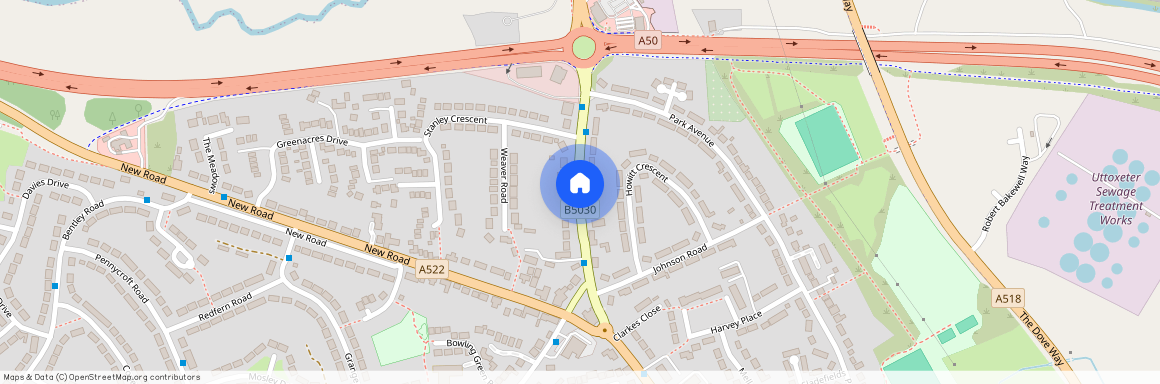 Ashbourne Road, Uttoxeter