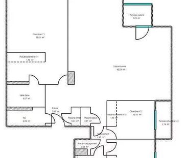 CAGNES SUR MER - 4 PIECES MEUBLES - CAVE ET PARKING - Photo 3