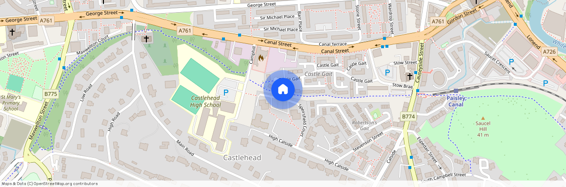 Castle Gait, Paisley, PA1 2PT, United Kingdom